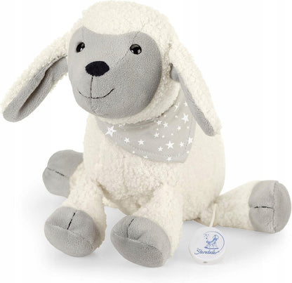 STERNTALER Owca Stanley przytulanka z pozytywką L 24 cm "N, beżowo-szara owieczka z Brahms’em