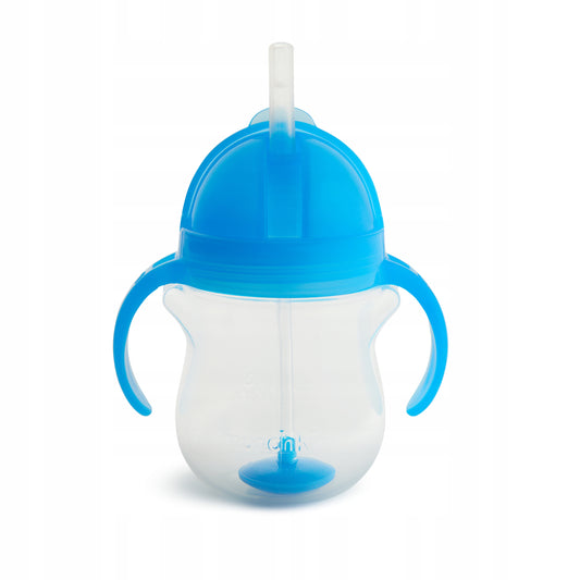 MUNCHKIN Tip&Sip tazza antigoccia 6m+ 207ml con cannuccia appesantita