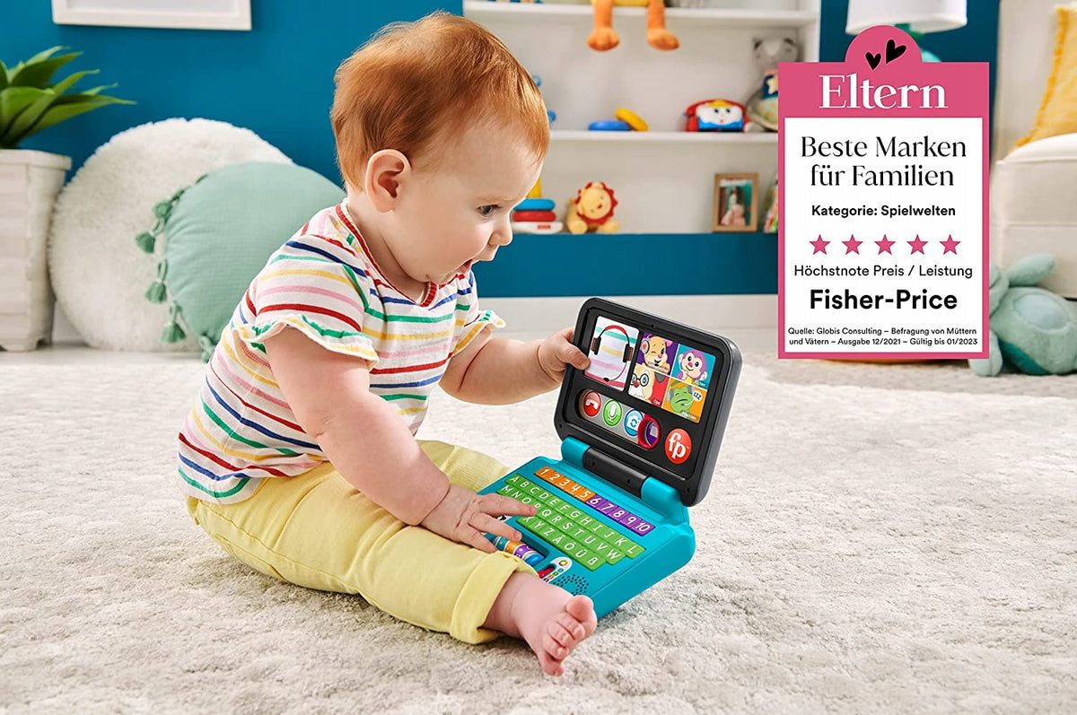 FISHER-PRICE portátil interactivo alemán 6m+