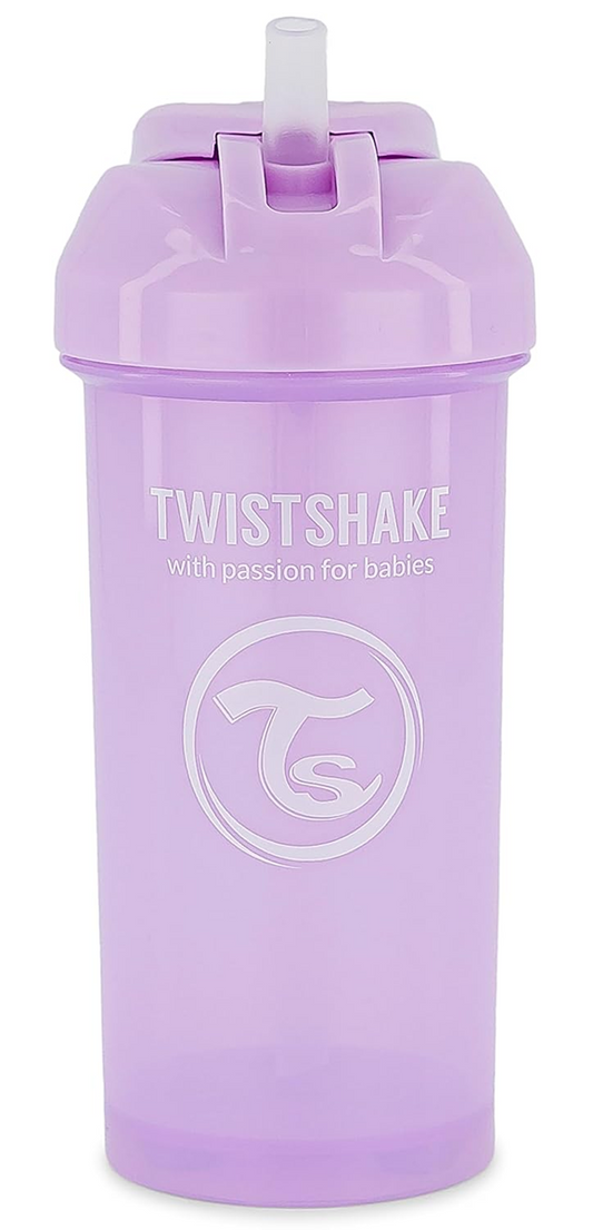 TWISTSHAKE Straw Cup tazza antigoccia con cannuccia 360 ml 6 m+