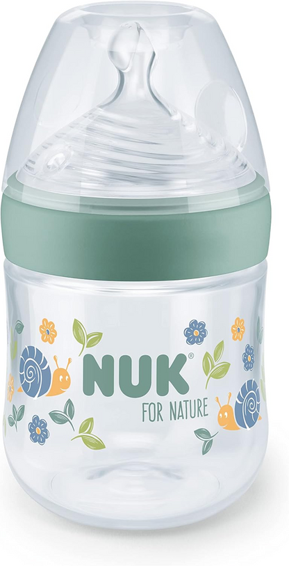 NUK For Nature fles 150 ml 1 m+ speen S langzame stroom temperatuurcontrole