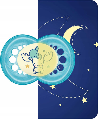 MAM PERFECT NIGHT fopspeen x2 0-6 m + doos