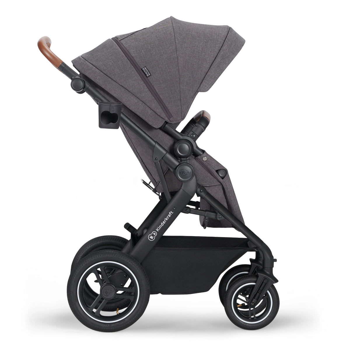 KINDERKRAFT B-TOUR 3-in-1 multifunctionele kinderwagen tot 22kg + autostoeltje MINK PRO