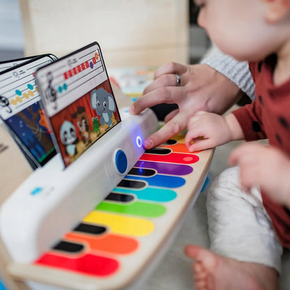 HAPE BABY EINSTEIN fa érintős zongora zenei kártyák nélkül