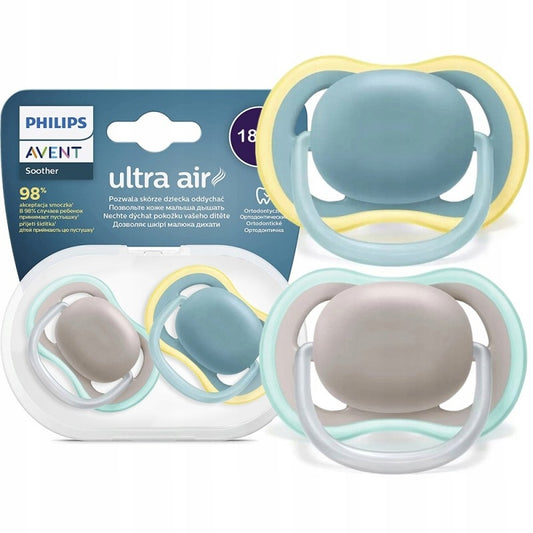 PHILIPS AVENT Ultra Air succhietti x 2 18 mesi+