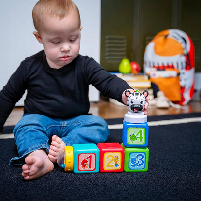 BABY EINSTEIN Connectables Add & Stack magnetische blokken 6 stuks