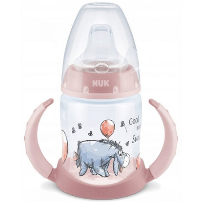 NUK Learner Cup KUBEK 150 ml wskaźnik temperatury, kubek niekapek 6 m+ z uchwytami i systemem antykolkowym