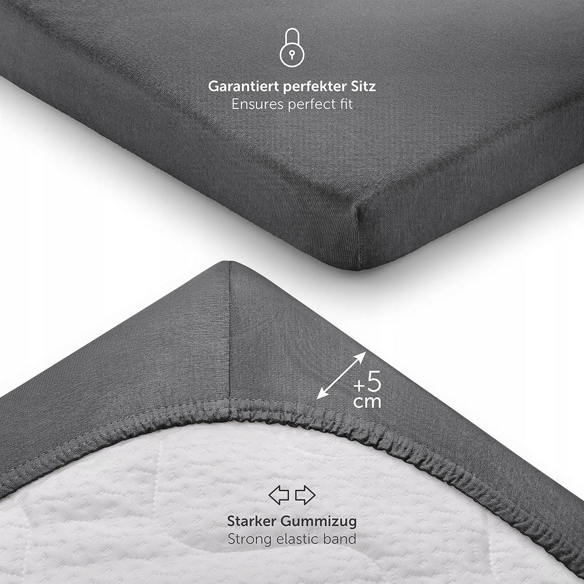 LALENI cross bed with elastic band x2