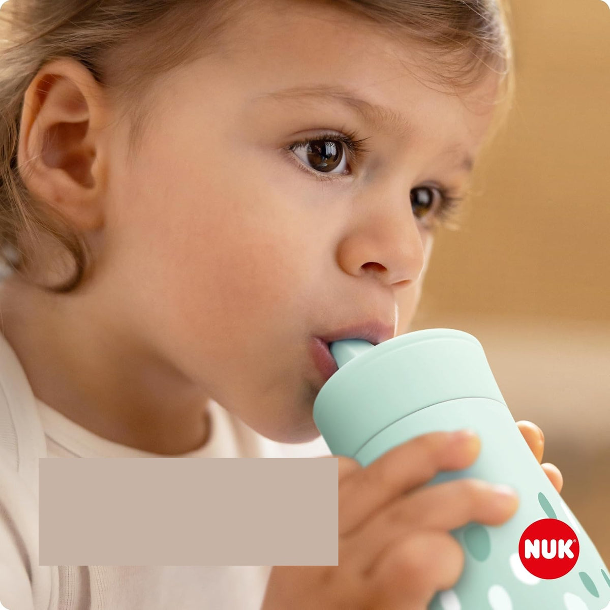 NUK Mini-Me Flip μπουκάλι με καλαμάκι και αναδιπλούμενο στόμιο 450 ml 12+ μηνών