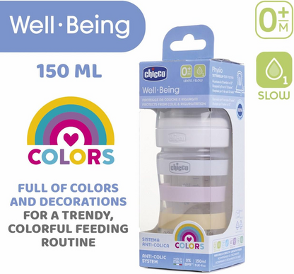 CHICCO fles Well Being 0m+ 150ml