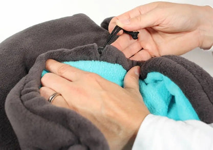BYBOOM fleece deken voor kinderwagenzitje