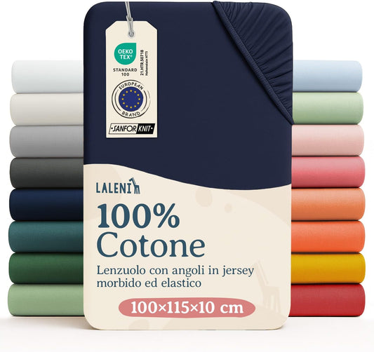 LALENI prześcieradło ze ściągaczami do kojców 100x115 cm
