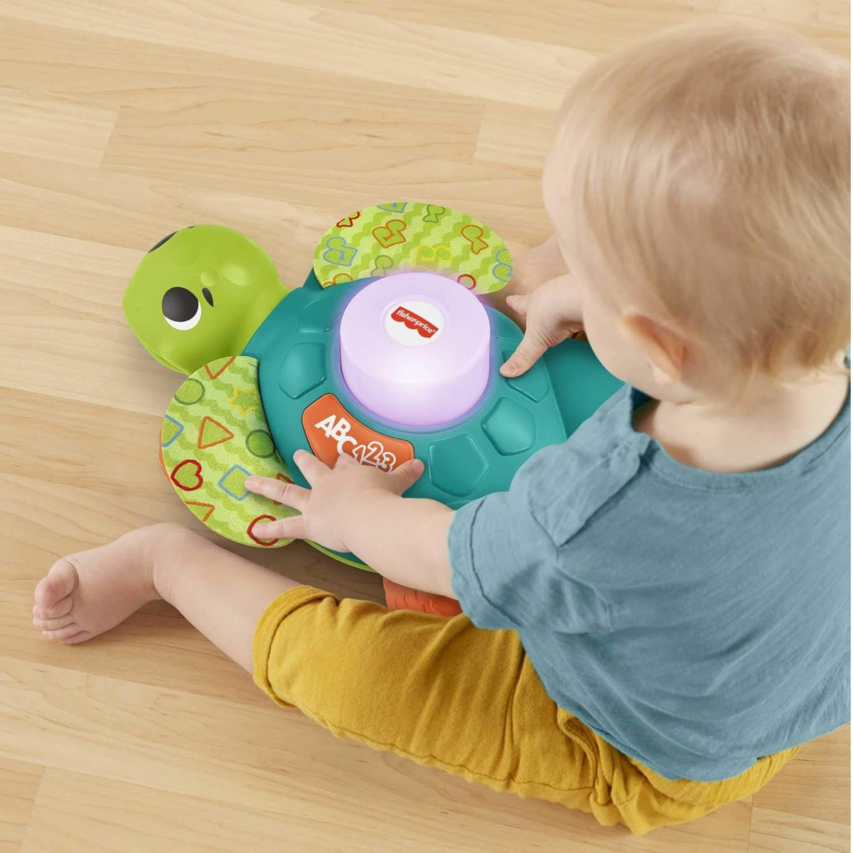 FISHER-PRICE GXK32 tortuga interactiva para bebés en francés
