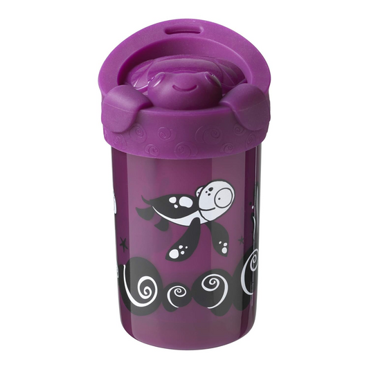 TOMMEE TIPPEE No Knock pohár s náustkem 300 ml 18 m+ ŽELVA