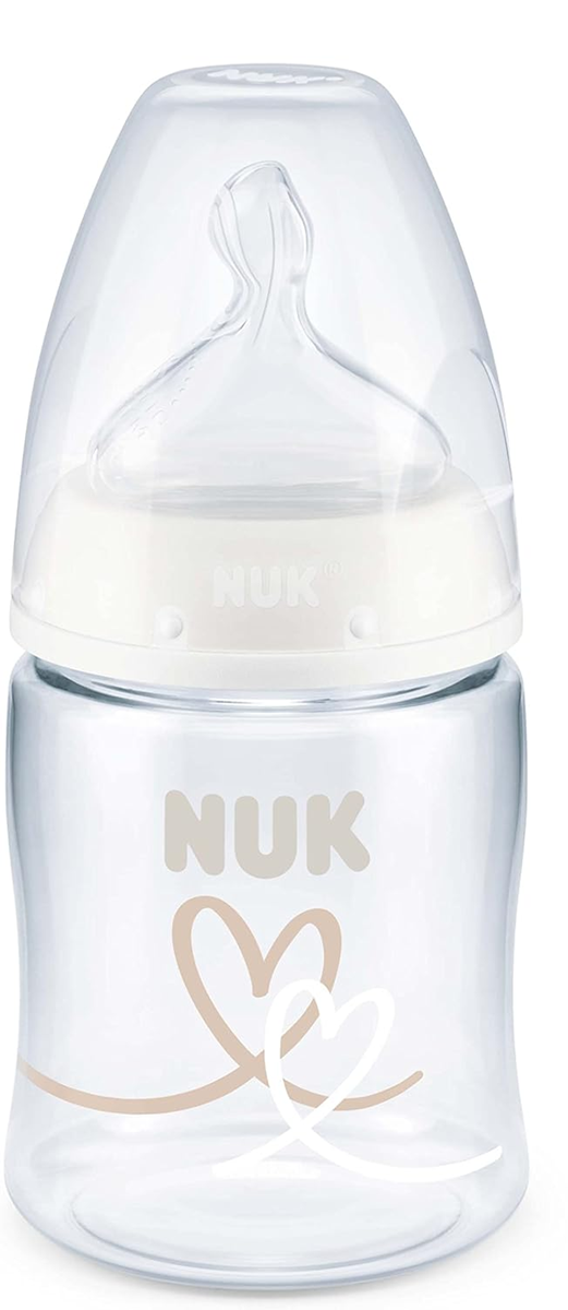 NUK First Choice+ FLES 150 ml 0-6 m speen M temperatuuraanduiding