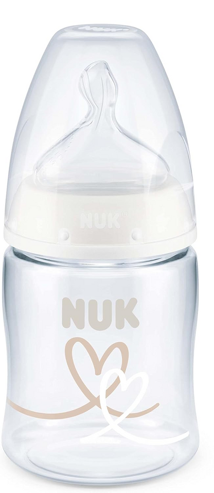 NUK First Choice+ FLES 150 ml 0-6 m speen M temperatuuraanduiding