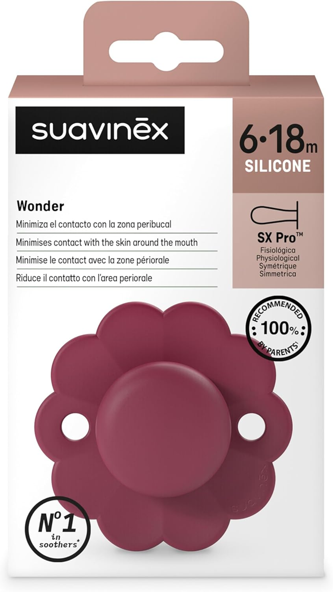 SUAVINEX Wonder fopspeen 6-18 maanden siliconen SX PRO