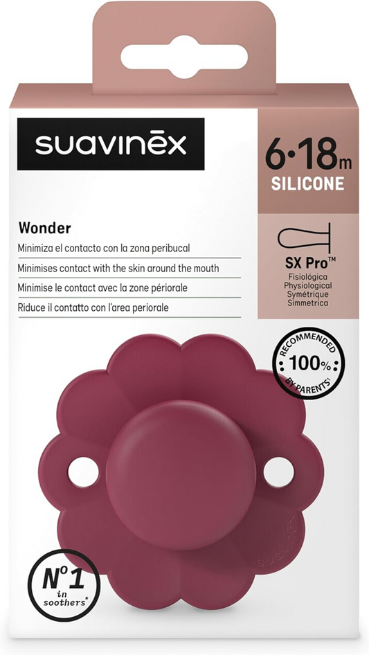 SUAVINEX Wonder fopspeen 6-18 maanden siliconen SX PRO