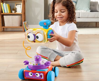FISHER-PRICE robot interactiv LINUS limba germană