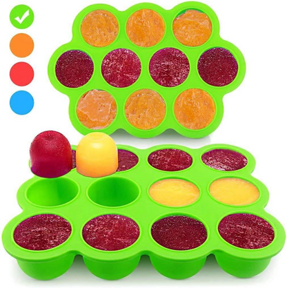 Fresh Foods siliconen vorm voor het invriezen van voedsel 12 x 75 ml