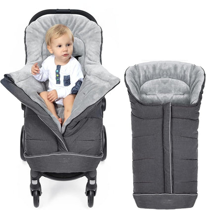 MIRACLE BABY universele, gevoerde slaapzak voor kinderwagen