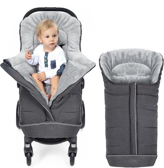 MIRACLE BABY universele, gevoerde slaapzak voor kinderwagen