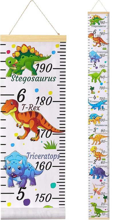 BEINOU hangende meetlat 200 cm van canvas en hout