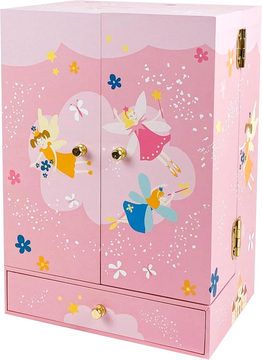 TROUSSELIER Prinses sieradendoos 13x25 cm met muziekdoos Mozart - Menuet