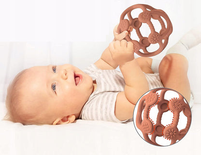 MCGMITT Teether Ball silikonowy gryzak 10 cm