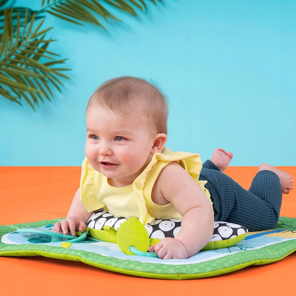 BRIGHT STARTS Easy Breezy speelkleed + kussen en 2 speeltjes 54 x 67 cm