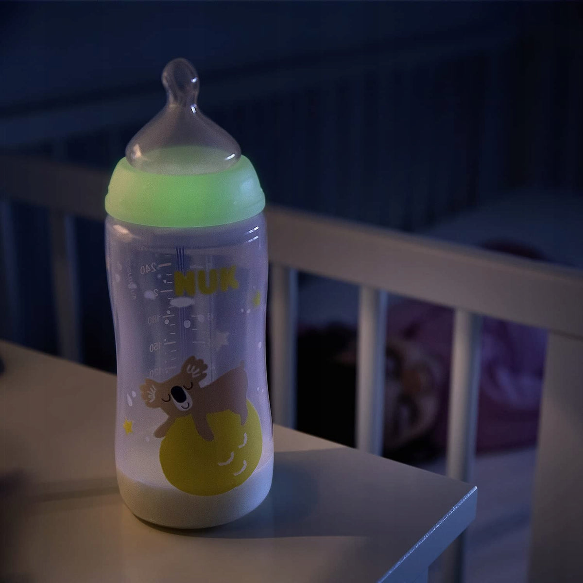 NUK NIGHT súprava fliaš 2x 300 ml KONTROLA TEPLOTY