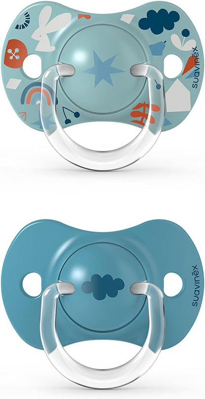 SUAVINEX succhietto calmante SX PRO x2 silicone 6-18 mesi
