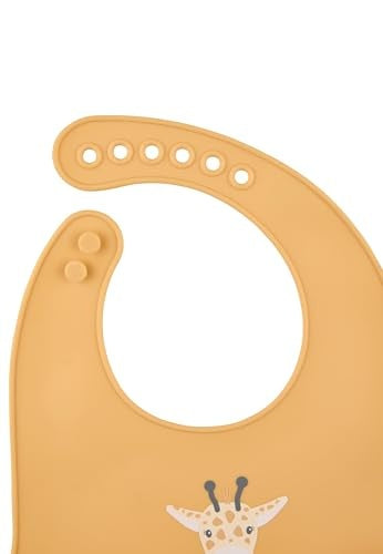 STERNTALER śliniak silikonowy z kieszonką regulowany BPA FREE