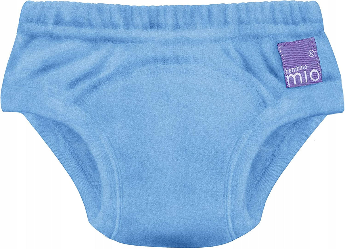 BAMBINO MIO majtki treningowe niebieskie 3 lata+ dla dziecka, wielorazowe majtki treningowe