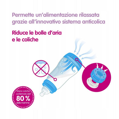 MAM Easy Start butelka antykolkowa 260ml 2m+ z systemem antykolkowym redukującym kolki i pęcherzyki powietrza