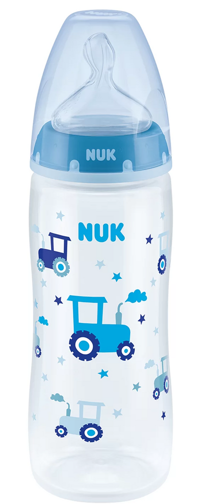 NUK First Choice+ 0-6 m FLES 300 ml temperatuuraanduiding