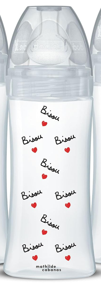 DODIE fles 330 ml speen 3 snelle stroom 6 m+