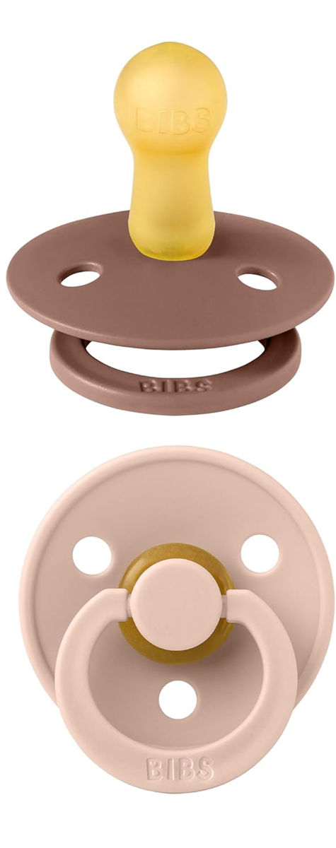 BIBS COLOUR sucettes apaisantes 2-pack caoutchouc 0-6 mois