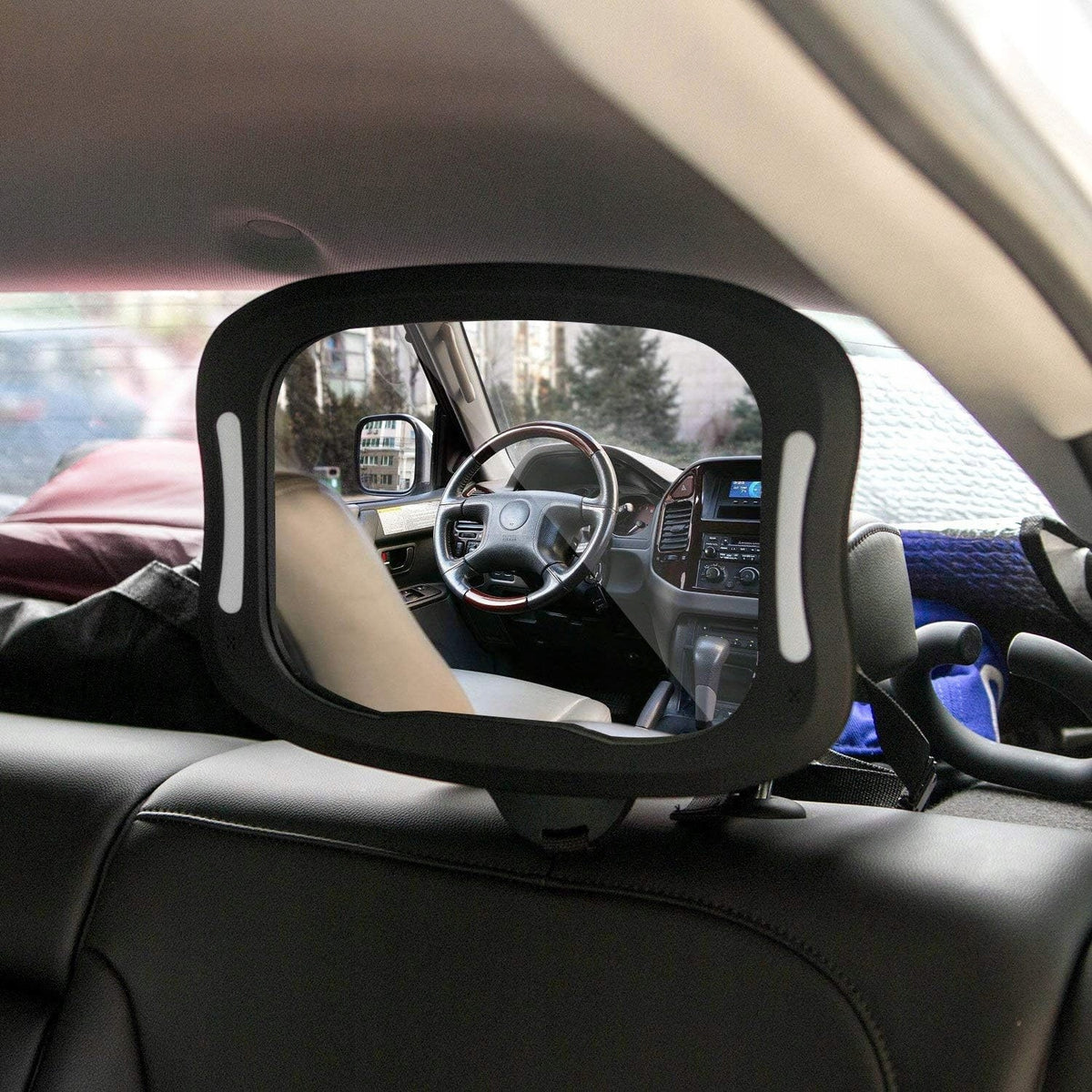 FITNATE baby-watching mirror with light and remote control