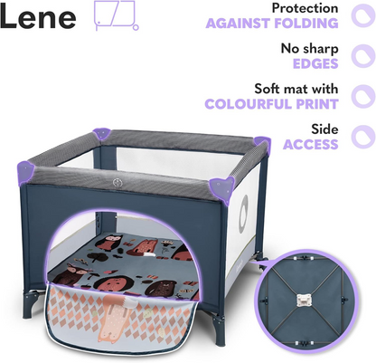 LIONELO FIE reisbedje box 100x100cm TOT 15KG