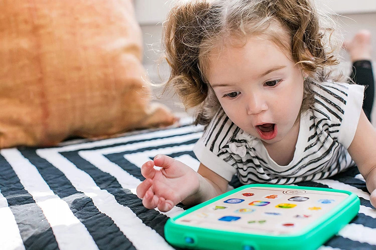 HAPE BABY EINSTEIN tablette 150 mélodies, sons et mots en 3 langues