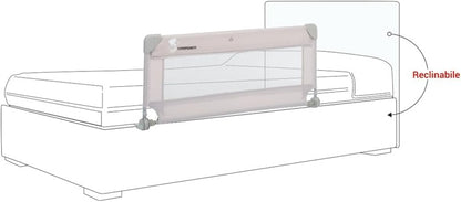 FOPPAPEDRETTI Hopla veiligheidshekje voor bed 43 x 93 cm + etui