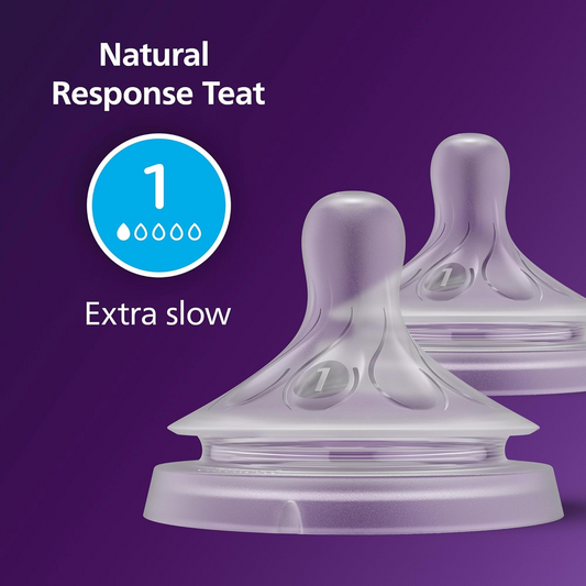 PHILIPS AVENT Natural RESPONSE Flaschensauger 0m+ x2