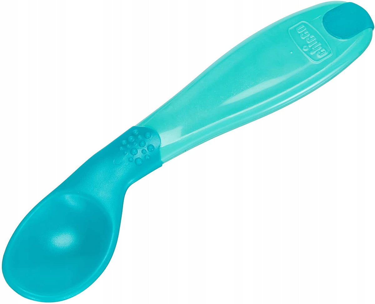 CHICCO zestaw naczyń 6msc+ 4 elementy, łyżeczka dla niemowląt BPA free