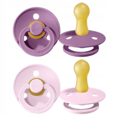 BIBS COLOUR upokojujúce cumlíky 2-pack kaučukové 6 mes.+