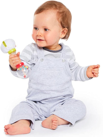 SOPHIE LA GIRAFE maracas met rammelaar en knisperend papier 17 cm