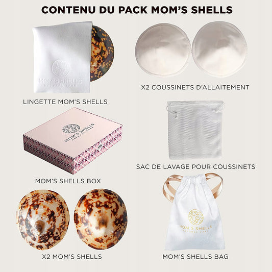MOM'S SHELLS cubiertas con nácar talla S