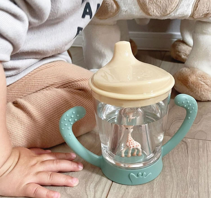 VULLI Sophie de Giraf anti-lek beker met tuit 180 ml 6 m+