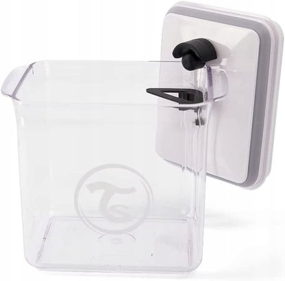 TWISTSHAKE pojemnik na mleko 1700ml hermetyczny, biały pojemnik na mleko w proszku z hermetyczną pokrywką, BPA free