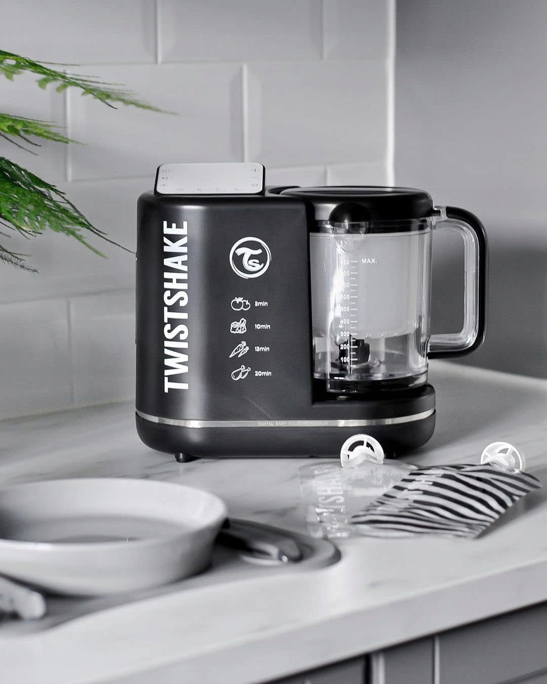 TWISTSHAKE 6w1 parowar mikser sterylizator 900 ml